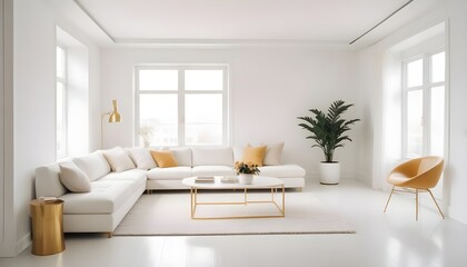 Photo interior modern design room 3d illustration