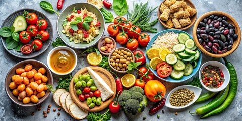 A healthy and balanced DASH flexitarian Mediterranean diet to help manage hypertension and low blood pressure