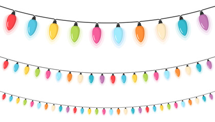 Colorful Christmas lights