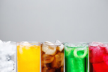 Soft drinks and fruit juice mixed with soda high in sugar have a negative effect on physical health