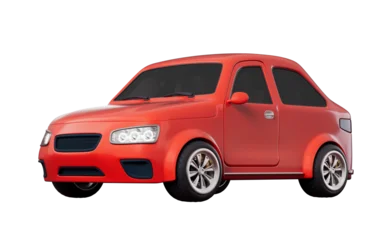Gardinen Realistic 3D style automobile car, 3d rendering. © Vink Fan