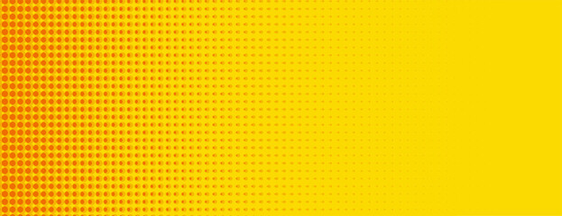halftone style pop art retro yellow wallpaper design © starlineart