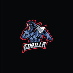 Gorilla Esport Logo Template