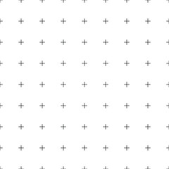 Seamless pattern, crosses, vector geometric background