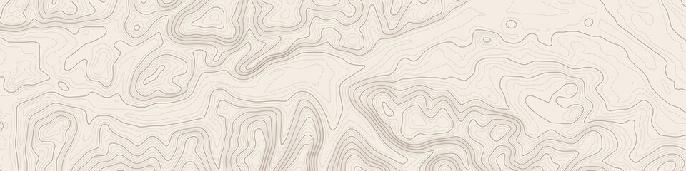 Geographical map, contour map, vector design	