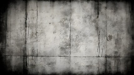 Obraz premium Abstract grunge black and white distressed texture background, old background