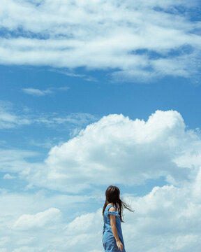 girl in the sky