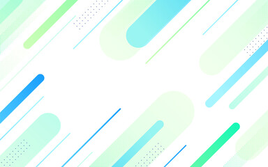 minimalist abstract background.geometric. green and blue .slash effect . Memphis. eps 10