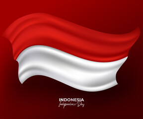 Indonesia Independence Day web banner graphic design
