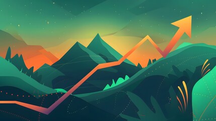 green mountain landscape