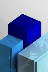 3D Render of Minimalist Podium for Product Showcase