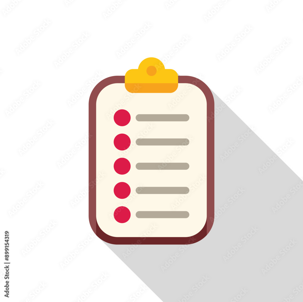 Poster clipboard is showing check marks for completed tasks on a list, representing project management and 