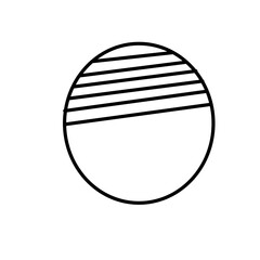 egg isolated on white