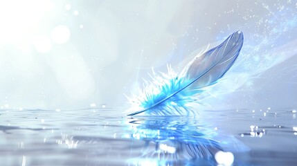 "The Luminous Feather: A Celestial Ballet Over a Glimmering Liquid Mirror"
"輝く液体の鏡の上で舞う天体のバレエ羽根.Generative AI"