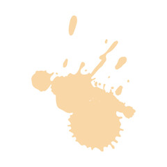soft brown tan shade ink splash brush drop