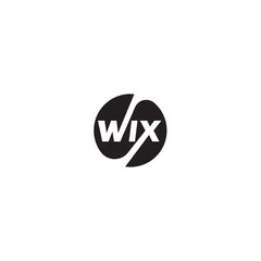 Fototapeta premium wix logo, wix wordmark logo, wix vector logo