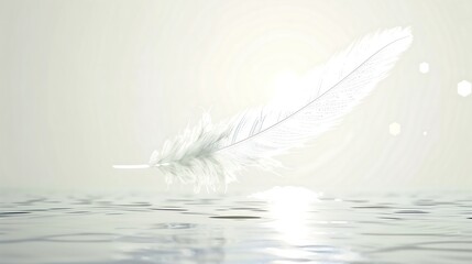 "Radiant Feather: A Dance with Dew Drops Under the Morning Sun"
"朝日を浴びる露の滴と踊る輝く羽根.Generative AI"