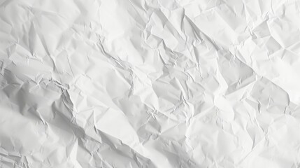 Obraz premium Crumpled White Paper Texture Background