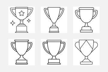 Trophy Line Art Set to Spark Kids Creativity
