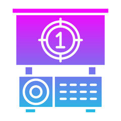 Projector screen Icon