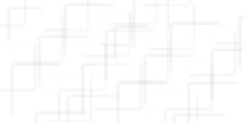 Abstract white and grey geometric overlapping square pattern background with shadow. paper texture design Abstract white background can use for design, background concept, vector illustration.