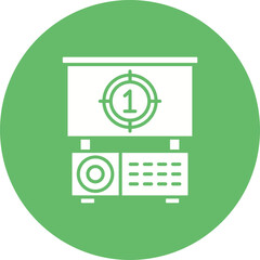 Projector screen Icon