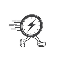illustration of fast or quick icon, vector art.