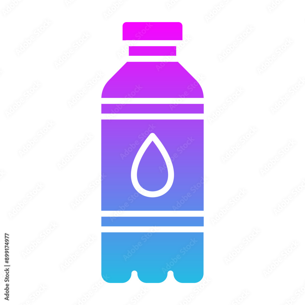 Wall mural Water bottle Icon