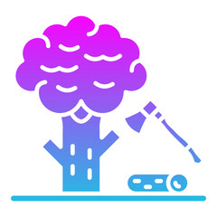 Tree cutting Icon