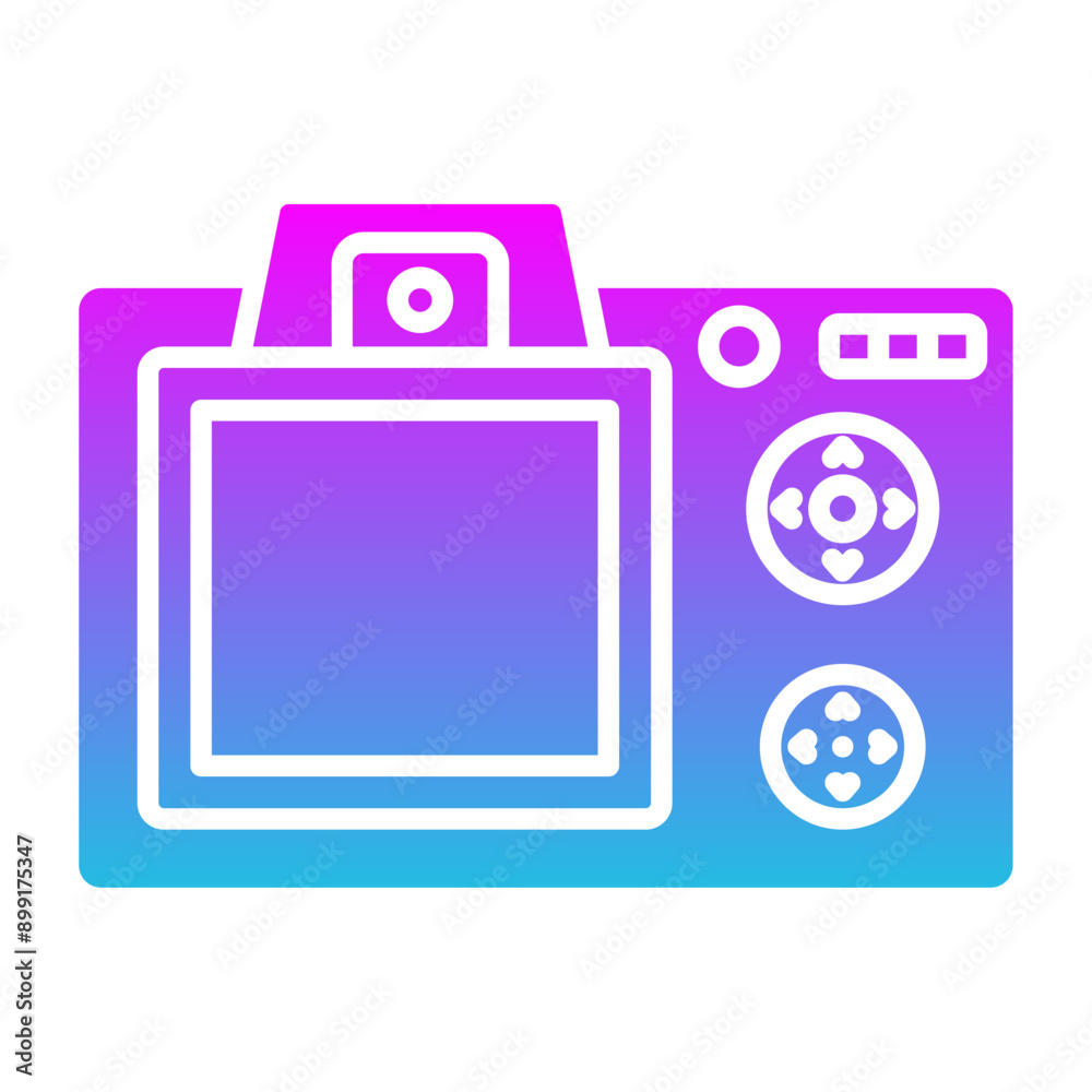 Sticker camera icon