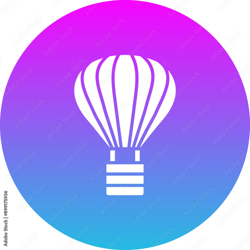 Canvas Prints hot air balloon icon