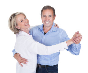 Elderly Pair Enjoying a Dance Together in Studio - Retirement Activity