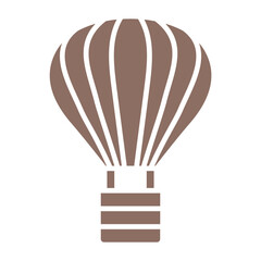 Obraz premium Hot air balloon Icon