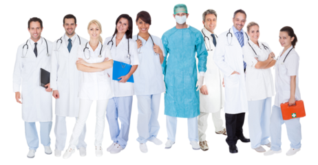 Medical Professionals in Conference Discussing Healthcare Industry Trends