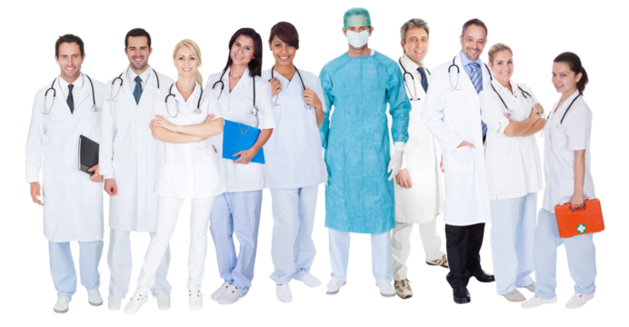 Medical Professionals in Conference Discussing Healthcare Industry Trends