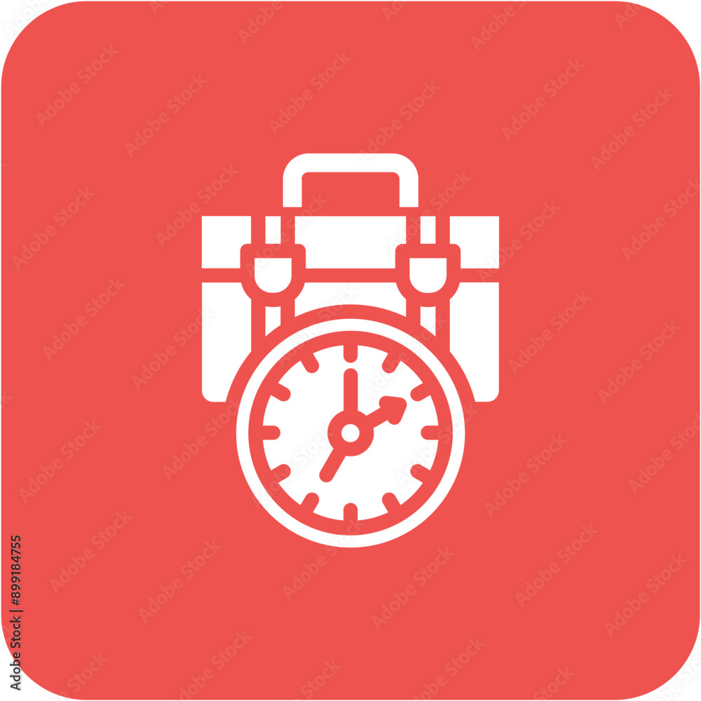 Wall mural Clock Icon