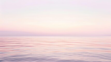 Obraz premium minimalist wallpaper of calm ocean and sky, pastel aesthetic, summer vibe