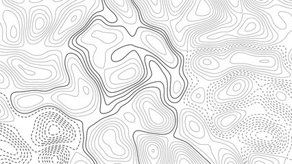 Topography map background. Vector banner. Topography map background. Vector geographic contour map. Background of the topographic map. Topographic map lines, contour background.	
