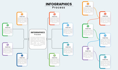 Set of Infographics Elements , Business infographic timeline