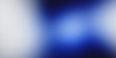 Obraz premium Grainy blue and white gradient forming an abstract background