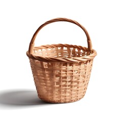 Obraz premium basket with shadow, on white background