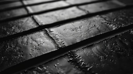 Black Brick Wall Texture