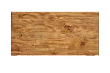 Plywood board banner on transparent background Generative Ai