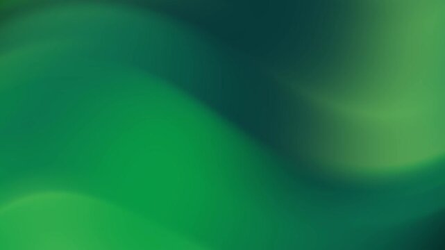 Green abstract animation background, Green gradient motion wallpaper, blurred color waving. For presentation, greeting, dekstop, digital banner, invitation, feed, story ads, template. 4k