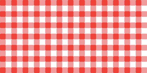 Red plaid pattern background. plaid pattern background. plaid background. Seamless pattern. for backdrop, decoration, gift wrapping, gingham tablecloth, blanket, tartan, fashion fabric print.