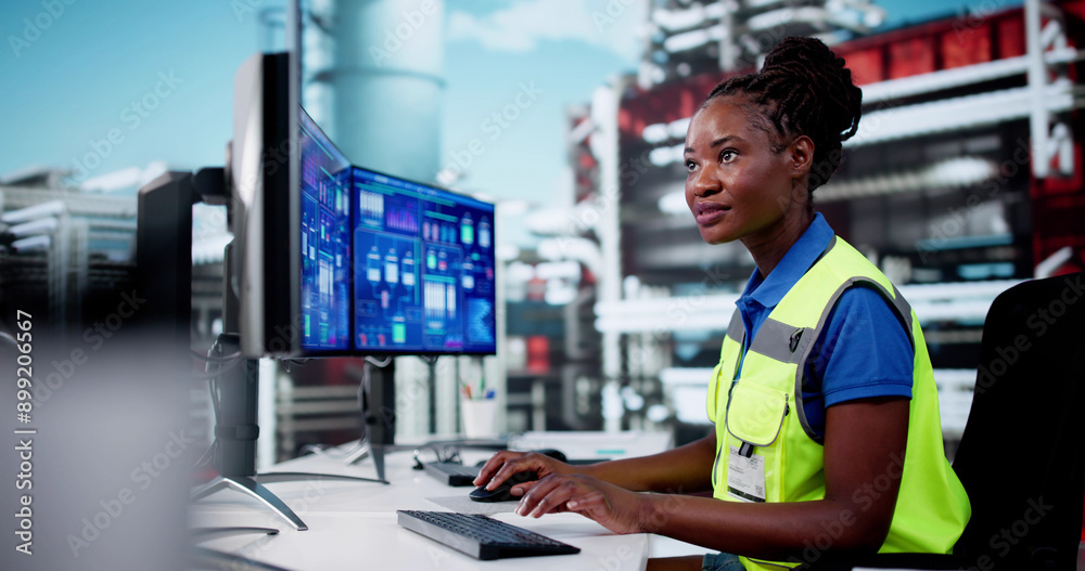 Poster Engineer Operators Using Scada System