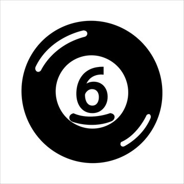 recommend clip art: billiard ball icon in vector illustration, colored and black billiard ball vector icons designed with filled, outline, line and stroke styles can be used for web, mobile, ui.