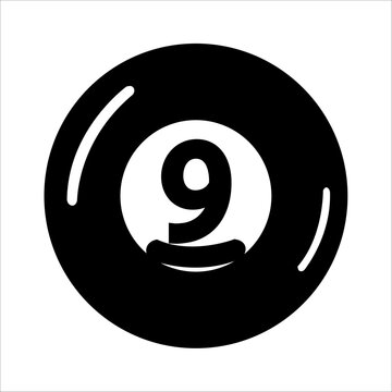 recommend clip art: billiard ball icon in vector illustration, colored and black billiard ball vector icons designed with filled, outline, line and stroke styles can be used for web, mobile, ui.