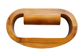 A Natural Bamboo Stand for Kitchen Countertop Organization