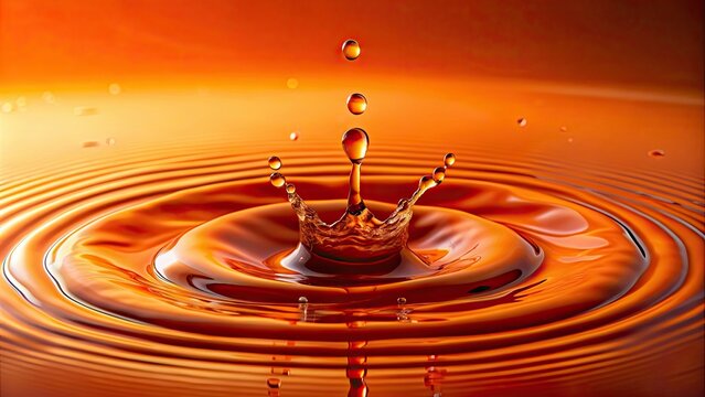 Vibrant orange drop splashing into water , fruit, citrus, juice, fresh, splash, liquid, refreshment, drink, healthy, organic